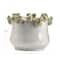 Hello Honey® 8" Multicolor Stoneware Planter with Frog Figurine Rim